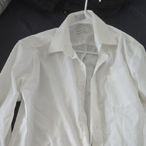 Classic White Button Down Shirt